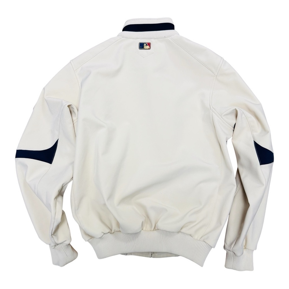 Majestic White and Blue Performance Jacket with Boston Design - Picture 6 of 6